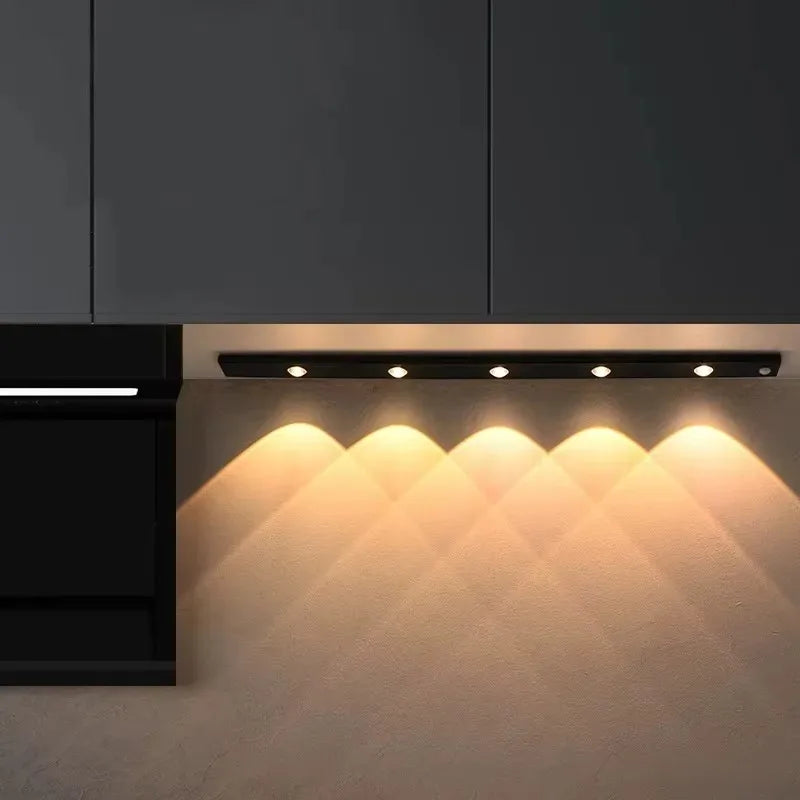 Motion Sensor Light LED Sensor Lamp Wireless Ultra Thin USB LED For Kitchen Cabinet Bedroom Wardrobe Indoor Lighting Night Light Eagle Beacon