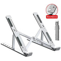 Aluminum Alloy Laptop Holder Stand Adjustable Foldable Portable for Notebook Computer Bracket Lifting Cooling Holder Non-slip Eagle Beacon