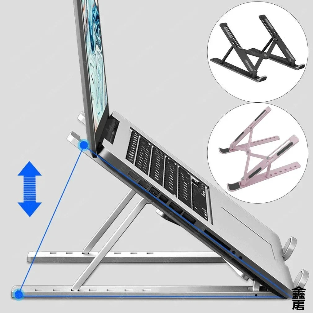 Portable foldable computer monitor stand, adjustable laptop stand, suitable for small-sized tablet dock accessories Eagle Beacon