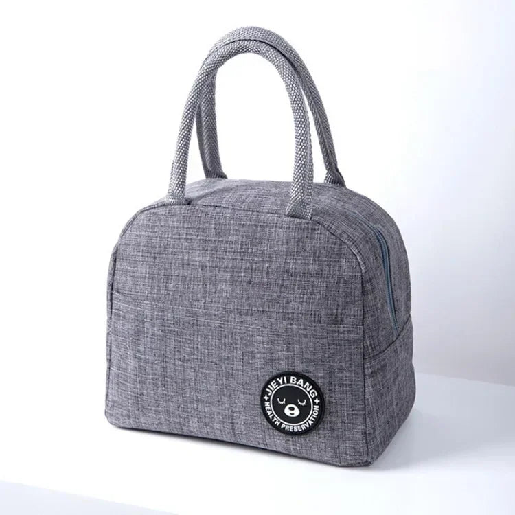 Lunch Bag Lunch Box Thermal Insulated Canvas Tote Pouch Kids School Bento Portable Dinner Container Picnic Food Storage Bags Eagle Aerie