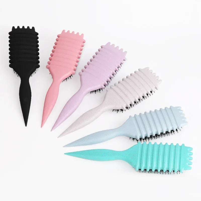 Salon Styling Curly Hair Styling Brush Curl Hair Brush for Combing and Shaping Men's and Women's Curls Reduce Pulling Tools Eagle Beacon