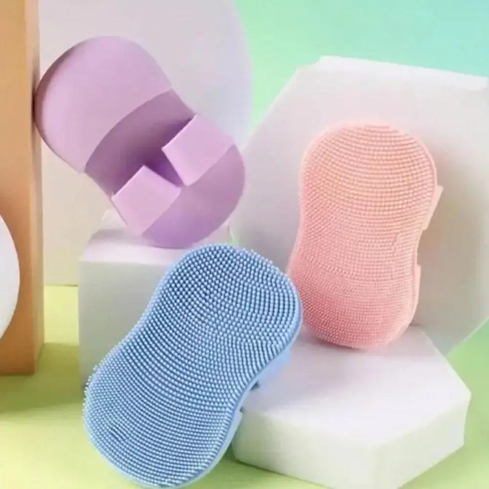 Face Scrubber Mini Facial Brush Silicone Wash Exfoliator Finger Glove Pads Handheld Cleansing Brushes Tool Skin Care Deep Clean Eagle Beacon