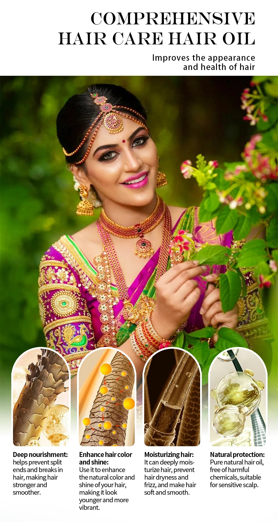 Ayurvedic Hair Growth Oil India Adivasi Organic Hair Growth Serum Anti Hair Loss Fast Regrowth Thicken Oils Hair Growth Products Eagle Beacon