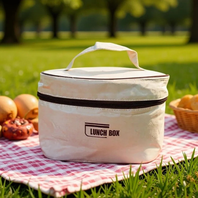 Portable lunch bag food insulated box Waterproof shoulder strap insulated box, hand-held lunch box bag, fresh aluminum Eagle Aerie