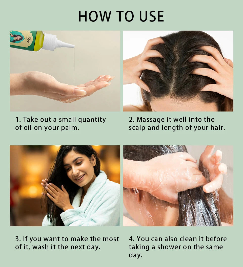 Ayurvedic Hair Growth Oil India Adivasi Organic Hair Growth Serum Anti Hair Loss Fast Regrowth Thicken Oils Hair Growth Products Eagle Beacon