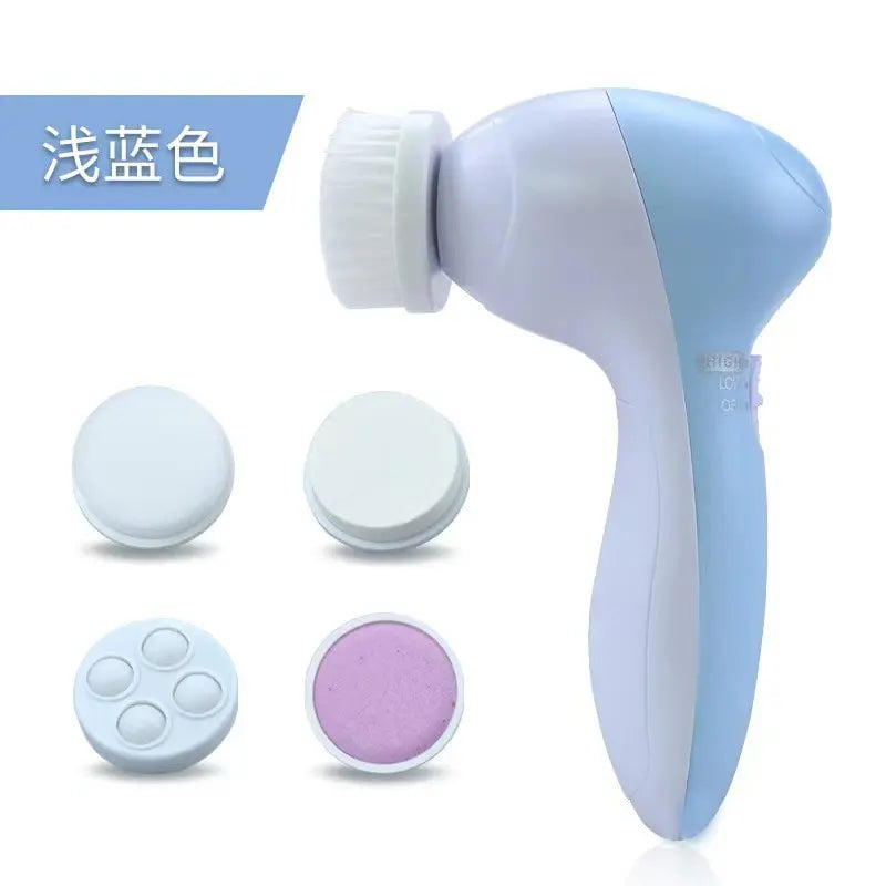 Electric Facial Cleaner 5 IN 1 Face Cleansing Brush Wash Machine Spa Skin Care Massager Blackhead Cleaning Facial Cleanser Tools Eagle Beacon