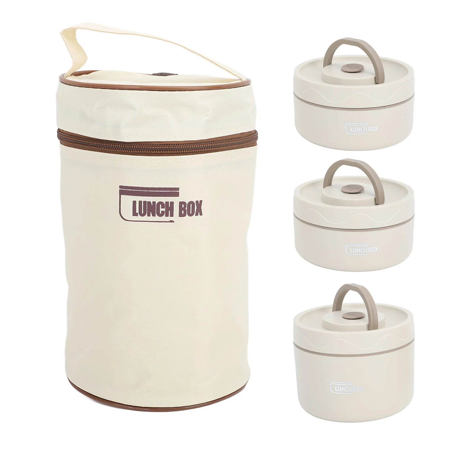 Thermal Lunch Box  304 Stainless Steel Multifunction Portable Insulated Lunch Container with Thermal Bag For School Student Eagle Aerie