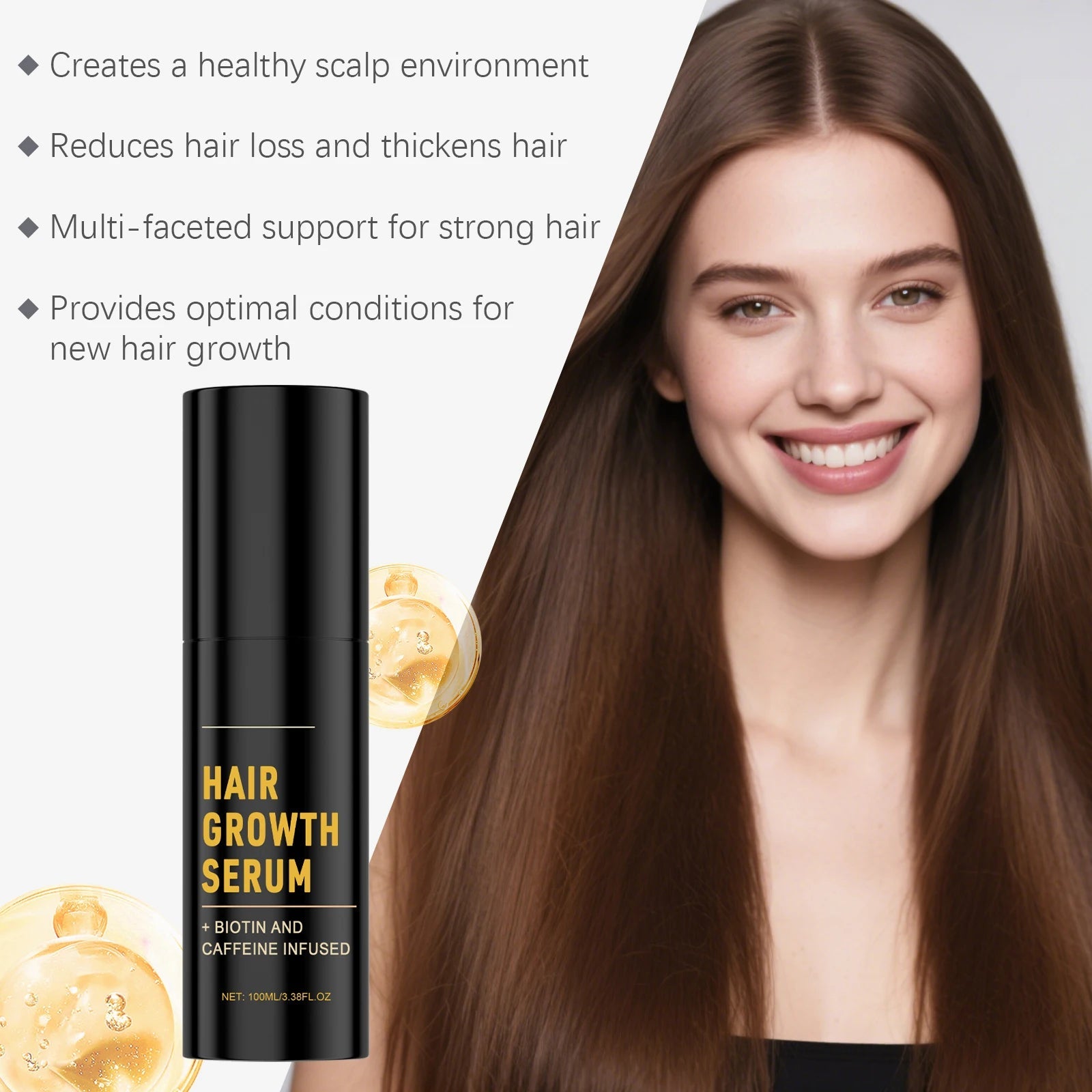 Hair Growth Serum Trengthening Hair Roots Promote Hair Regrowth Anti Hair Loss Nourishing Scalp Repair Hair Care Eagle Beacon