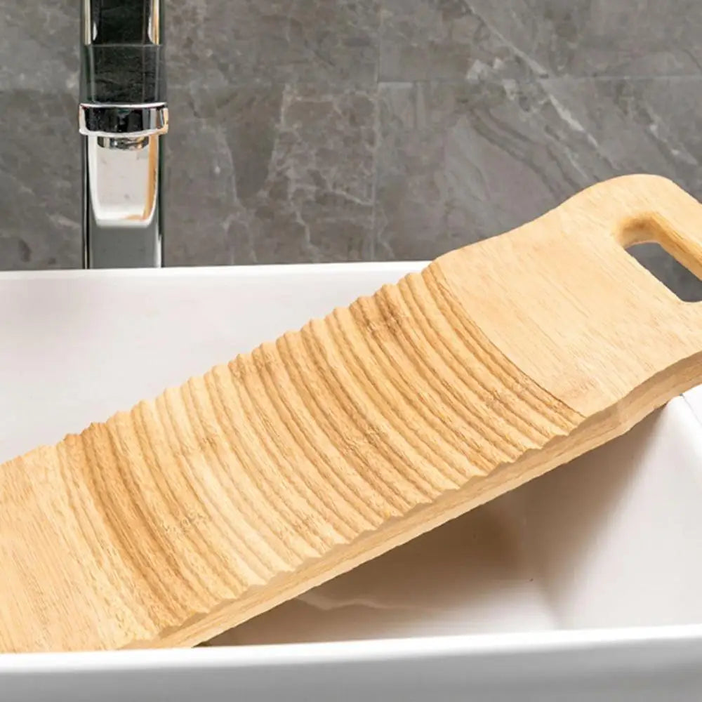 Eco-friendly Practical Rectangle Bamboo Portable Durable Clothes Cleaning Tools Laundry Board Scrubboards Washboard Eagle Aerie