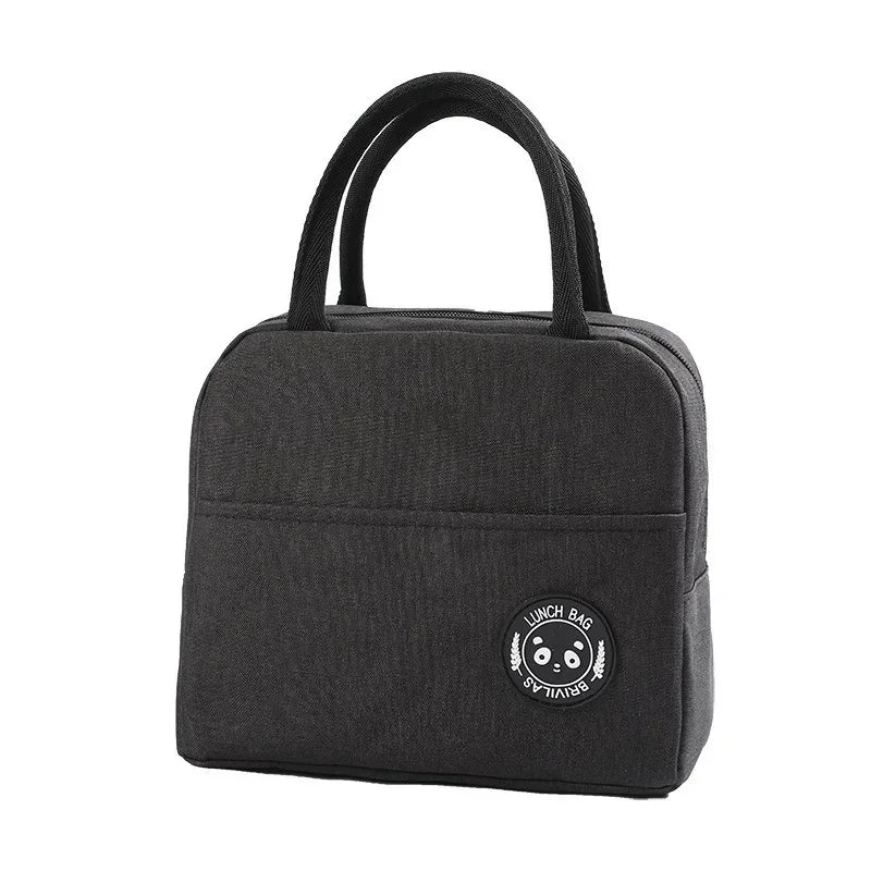 Lunch Bag Lunch Box Thermal Insulated Canvas Tote Pouch Kids School Bento Portable Dinner Container Picnic Food Storage Bags Eagle Aerie