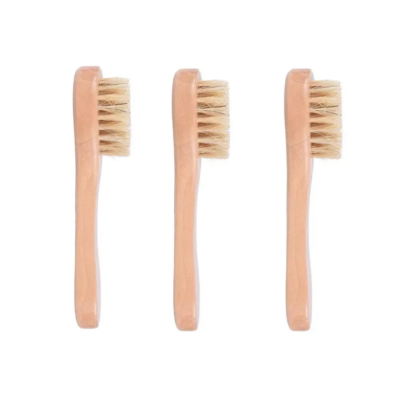 1/3/5Pcs Cleansing Face Brush Wooden Animal Hair Facial Deep Cleansing Massage Care Tool Face Washing Product Skin Care Brush Eagle Beacon