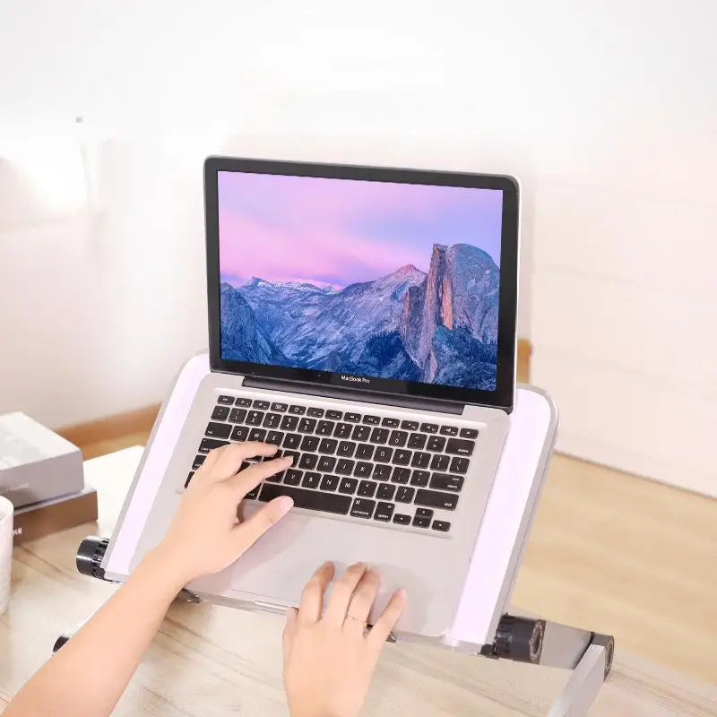 Laptop Stand Foldable Adjustable Notebook Stand Alloy Laptop Desk Computer Table Holder Tray Notebook PC Folding Desk Eagle Beacon