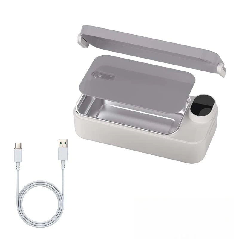 Rechargeable Electric Heated Lunch Box Portable Food Warmer Stainless Steel Container for Kids Adults Office Work School Travel Eagle Aerie