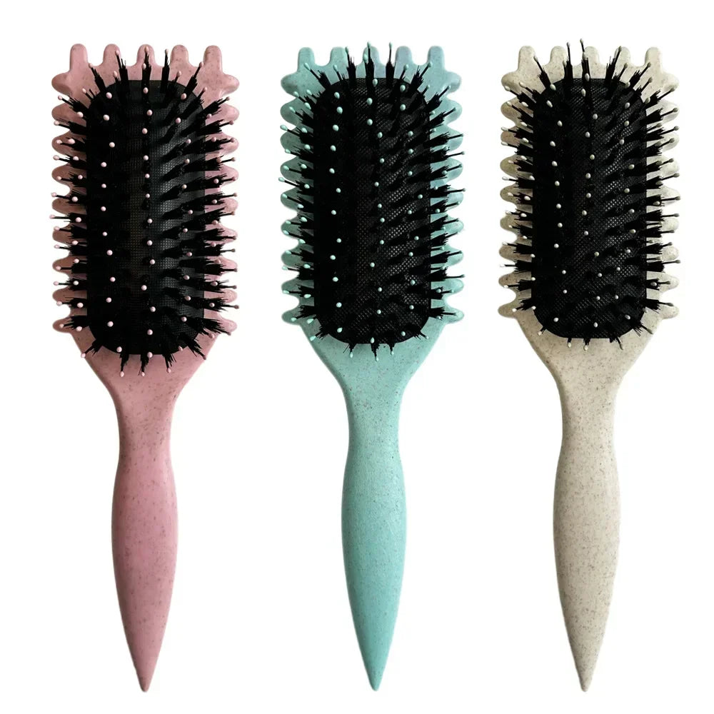 Salon Styling Curly Hair Styling Brush Curl Hair Brush for Combing and Shaping Men's and Women's Curls Reduce Pulling Tools Eagle Beacon