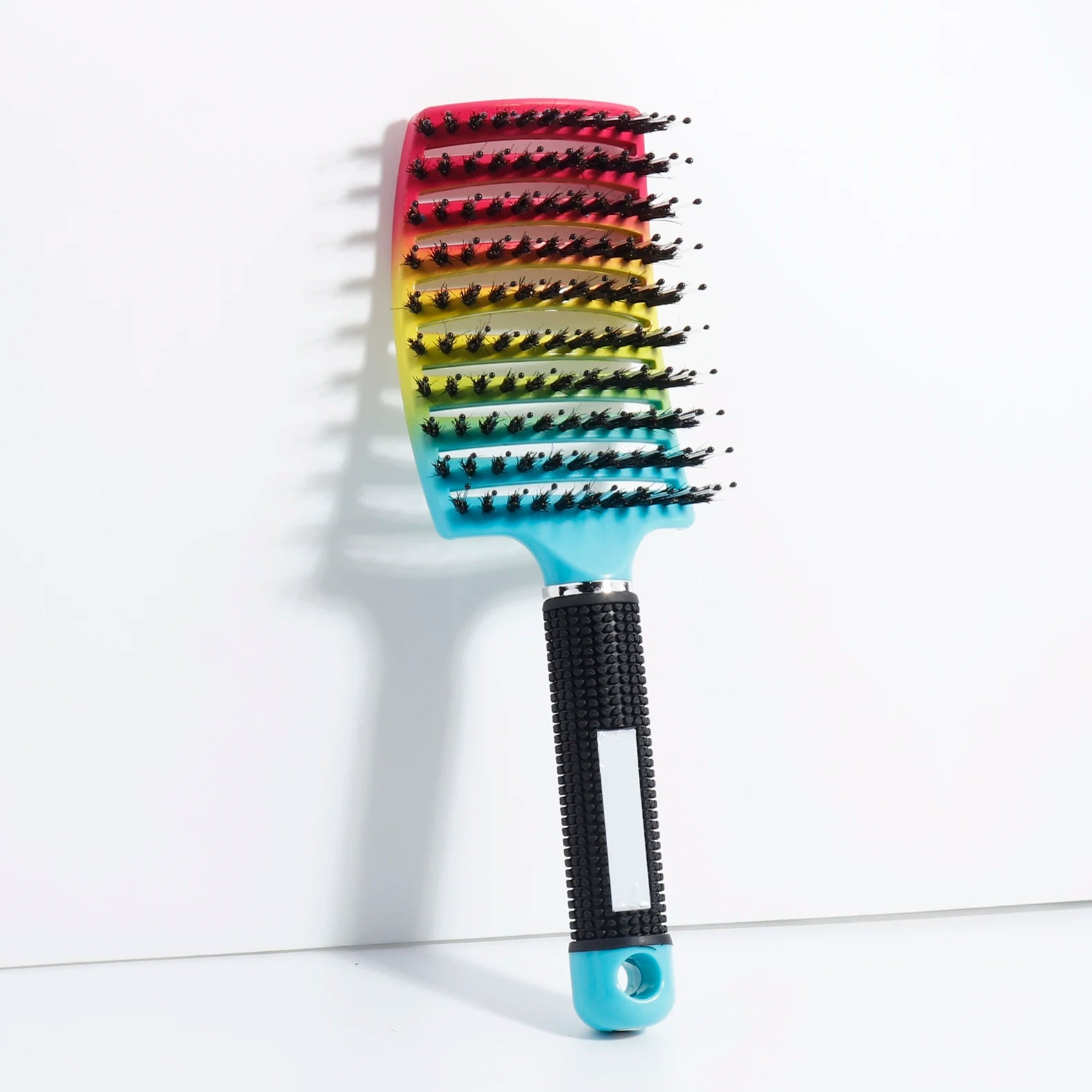 Detangling Hair Brush Bristle&Nylon Women Wet Massage Comb Curly Hairdressing Salon Styling Tools Special for real hair wigs Eagle Beacon
